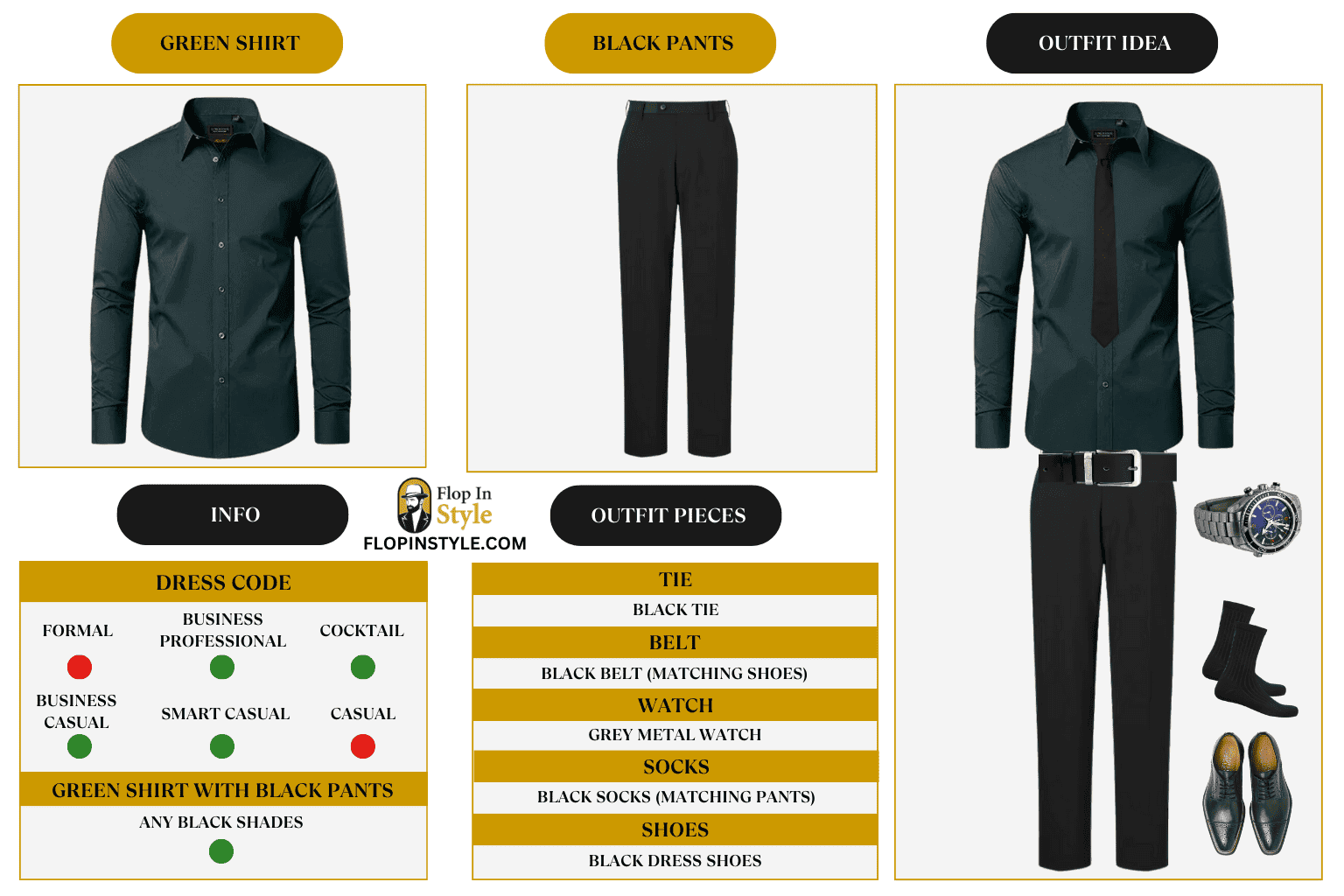 What Color Shirt Goes With Black Pants? (Outfit Ideas)