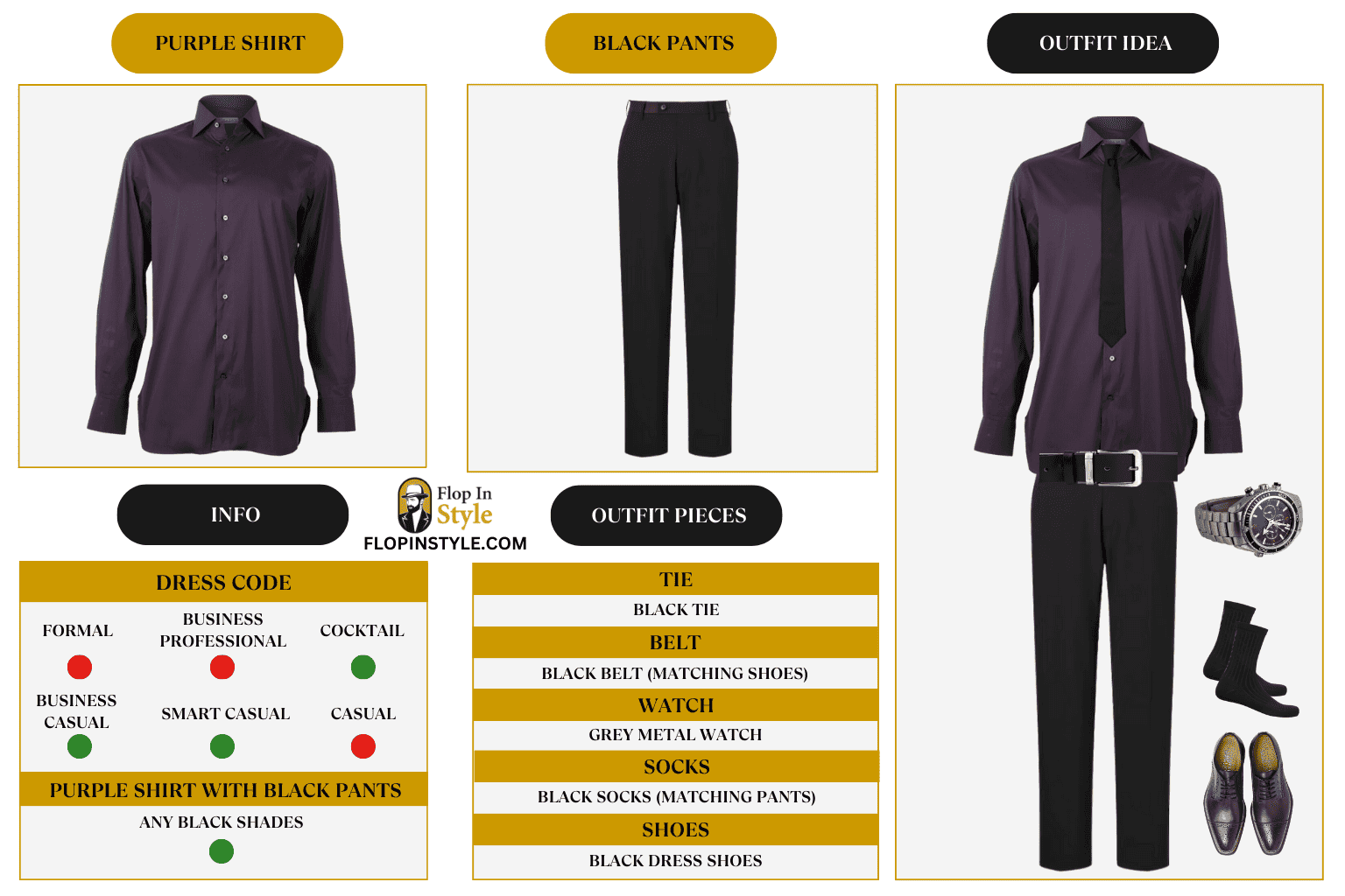 What Color Shirt Goes With Black Pants? (Outfit Ideas)