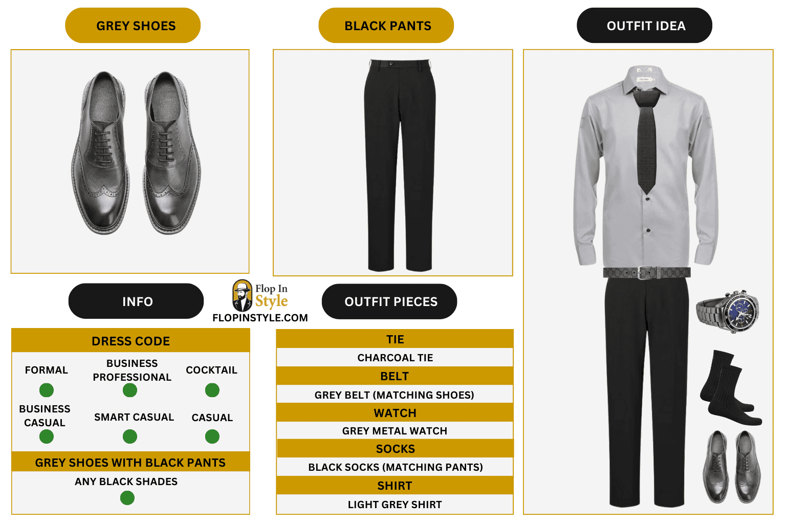 What Color Shoes With Black Pants? (Outfit Ideas)