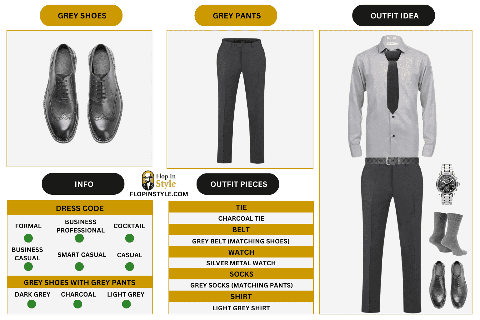 What Color Shoes With Grey Pants? (Outfit Ideas)