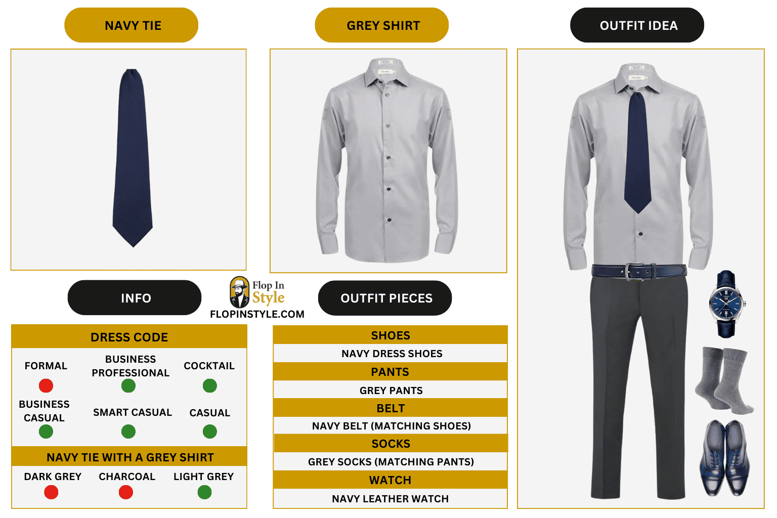 What Color Tie Goes With A Grey Shirt? (Outfit Ideas)