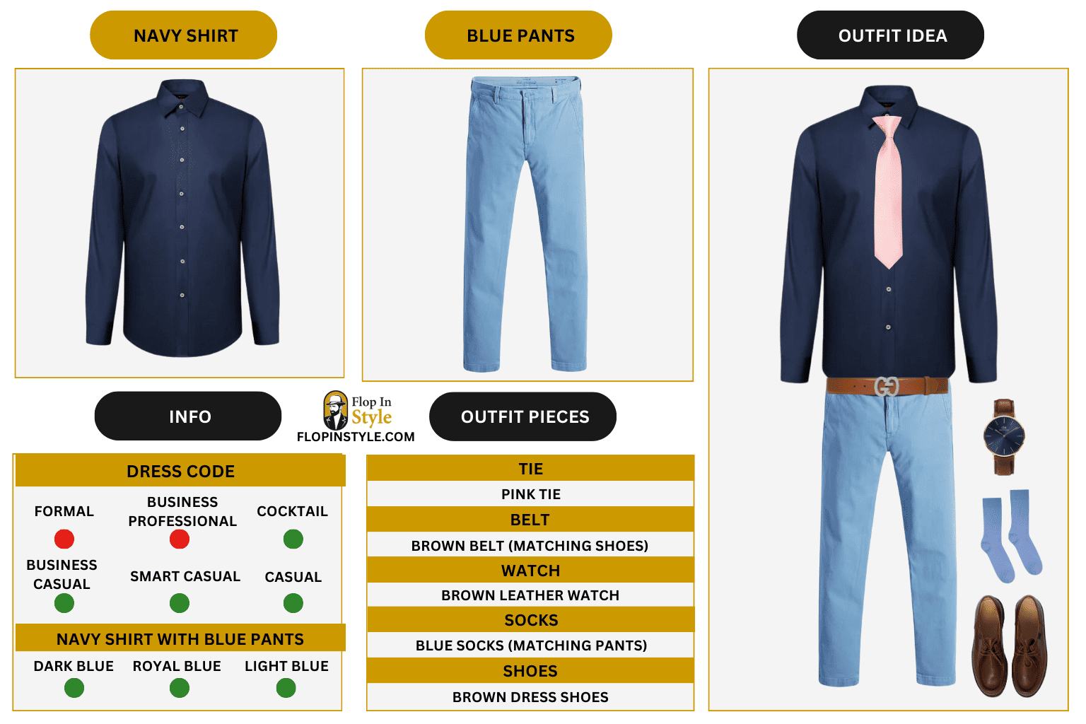 What Color Shirt Goes With Blue Pants? (Outfit Ideas) — free download