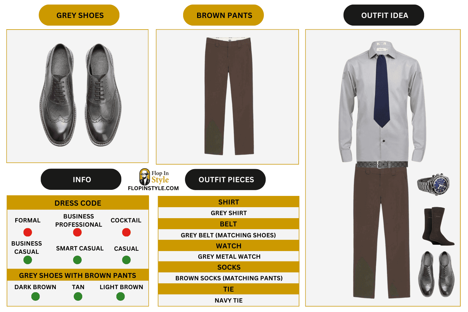 What Color Shoes With Brown Pants? (Outfit Ideas) — free download