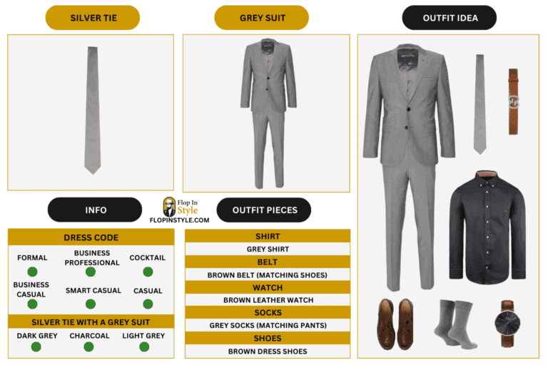 matching tie for grey suit