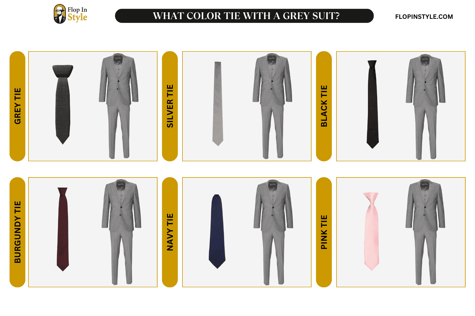 matching tie for grey suit