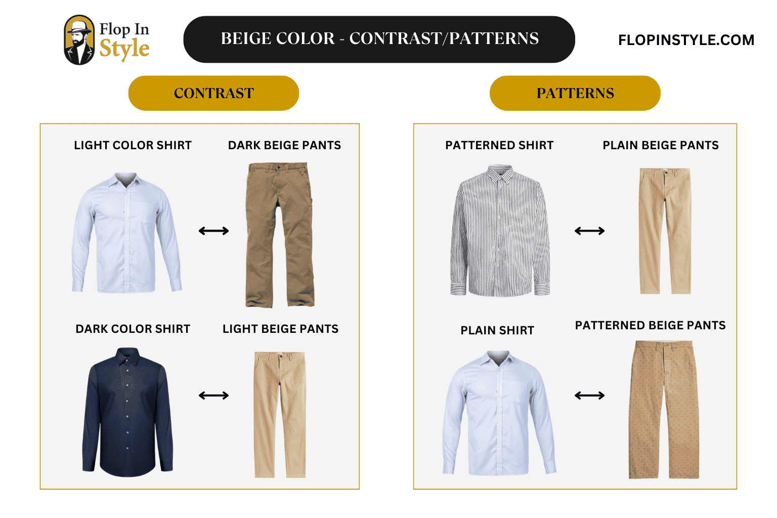 What Color Shirt With Beige Pants? (Outfit Ideas) — free download