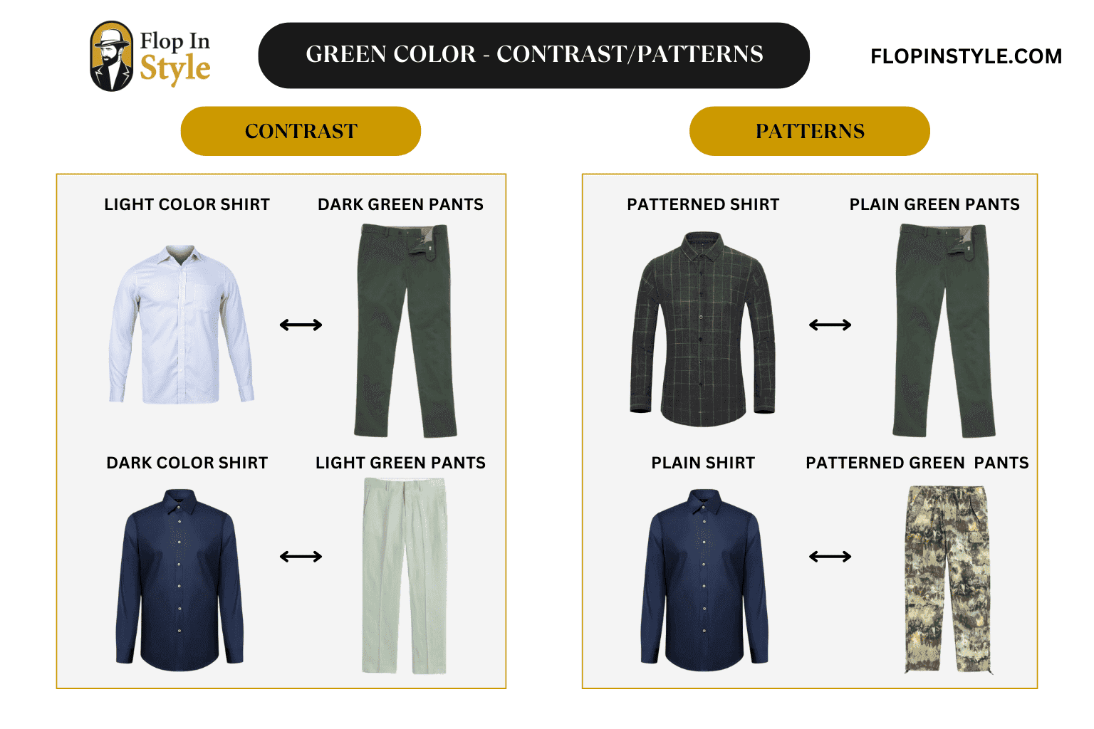 What Color Shirt With Green Pants? (Outfit Ideas)
