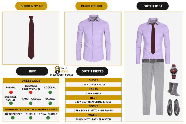 light purple shirt what color tie