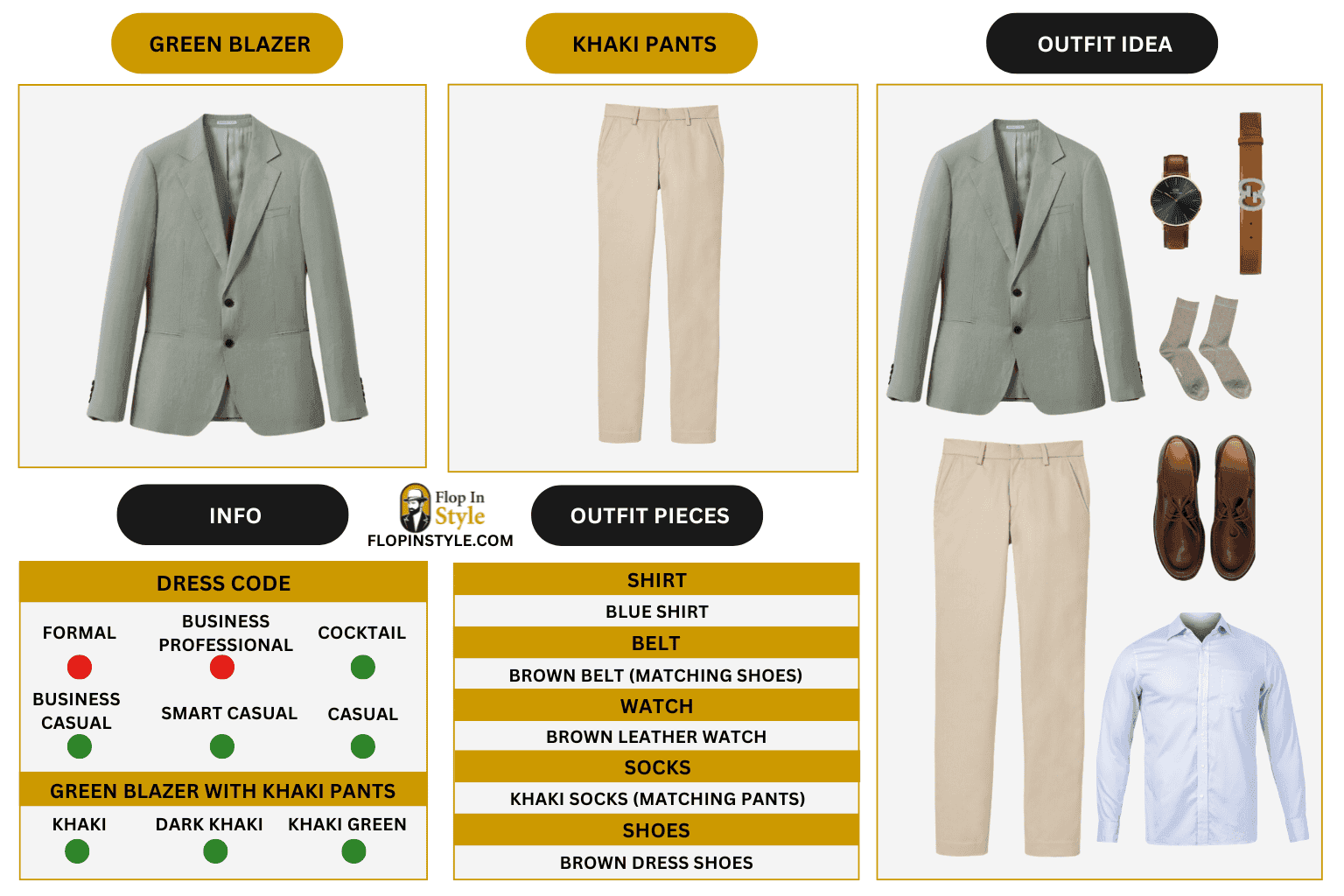 What Color Blazer With Khaki Pants? (Outfit Ideas)