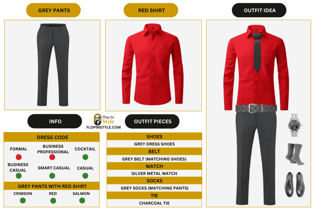 What Color Pants With A Red Shirt? (Outfit Ideas)