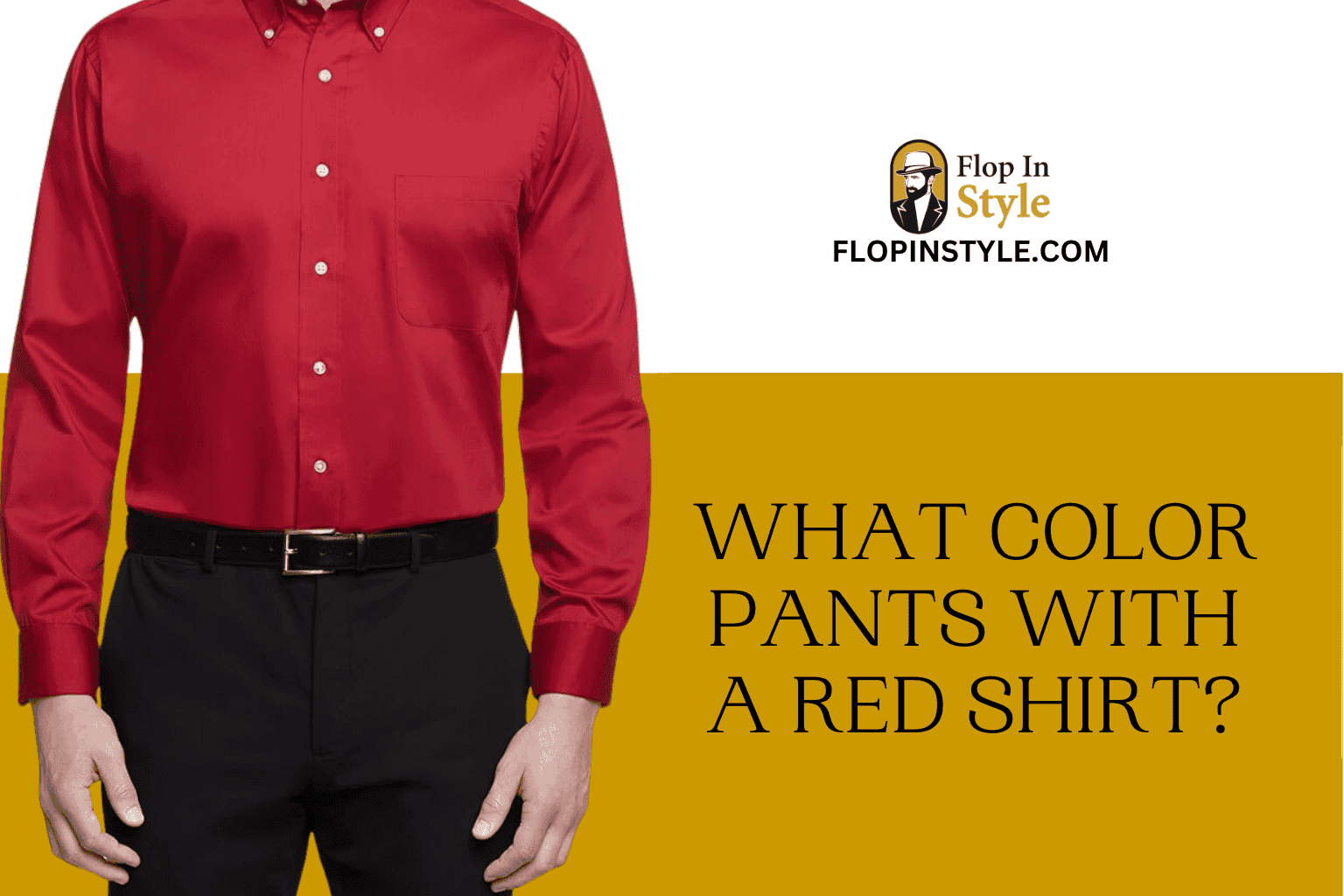 What Color Pants With A Red Shirt Outfit Ideas