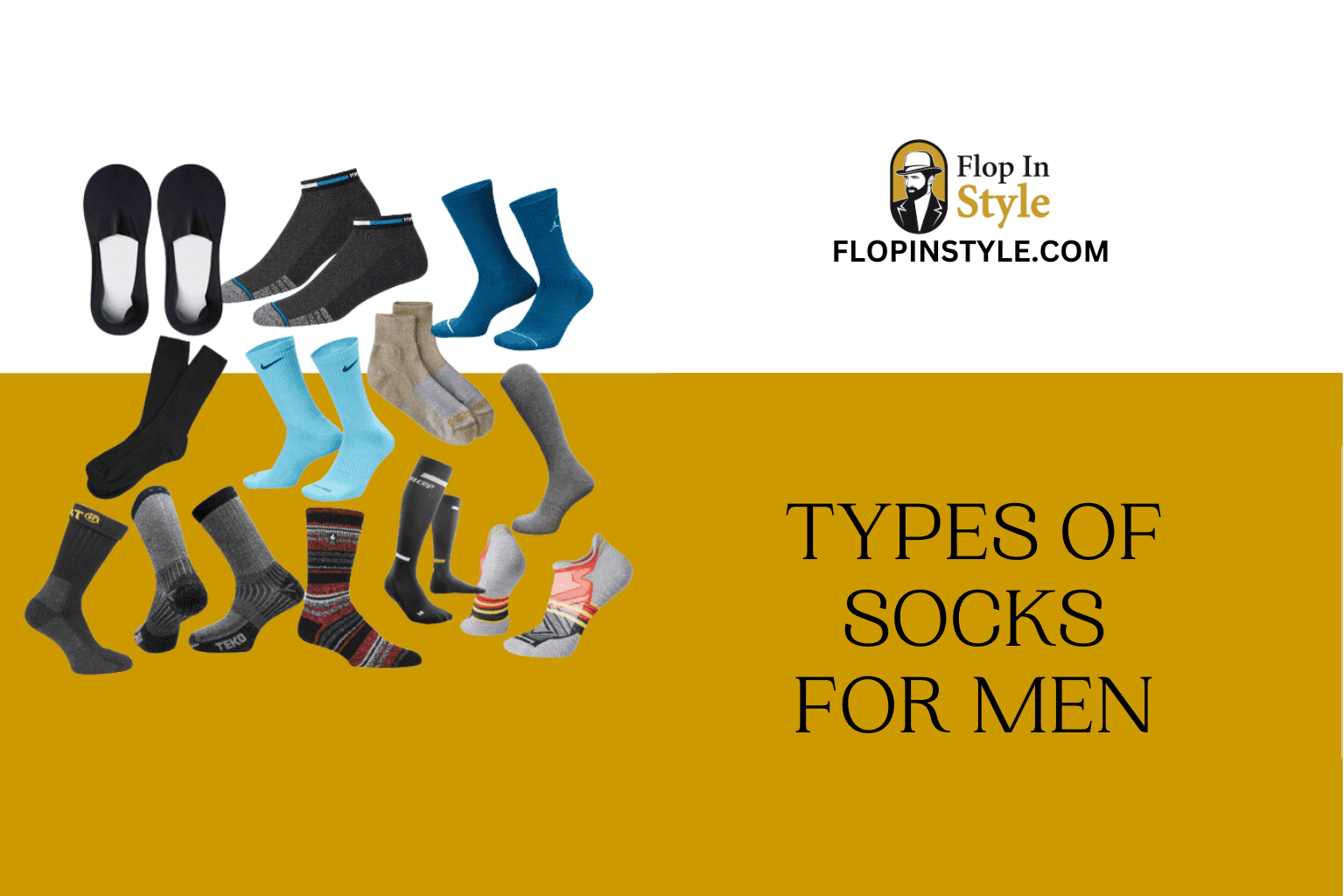 12 types of socks for men you should own