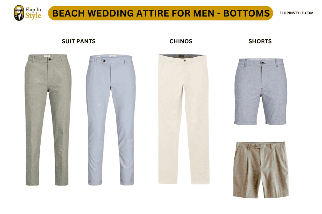 Beach Wedding Attire For Men - Bottoms