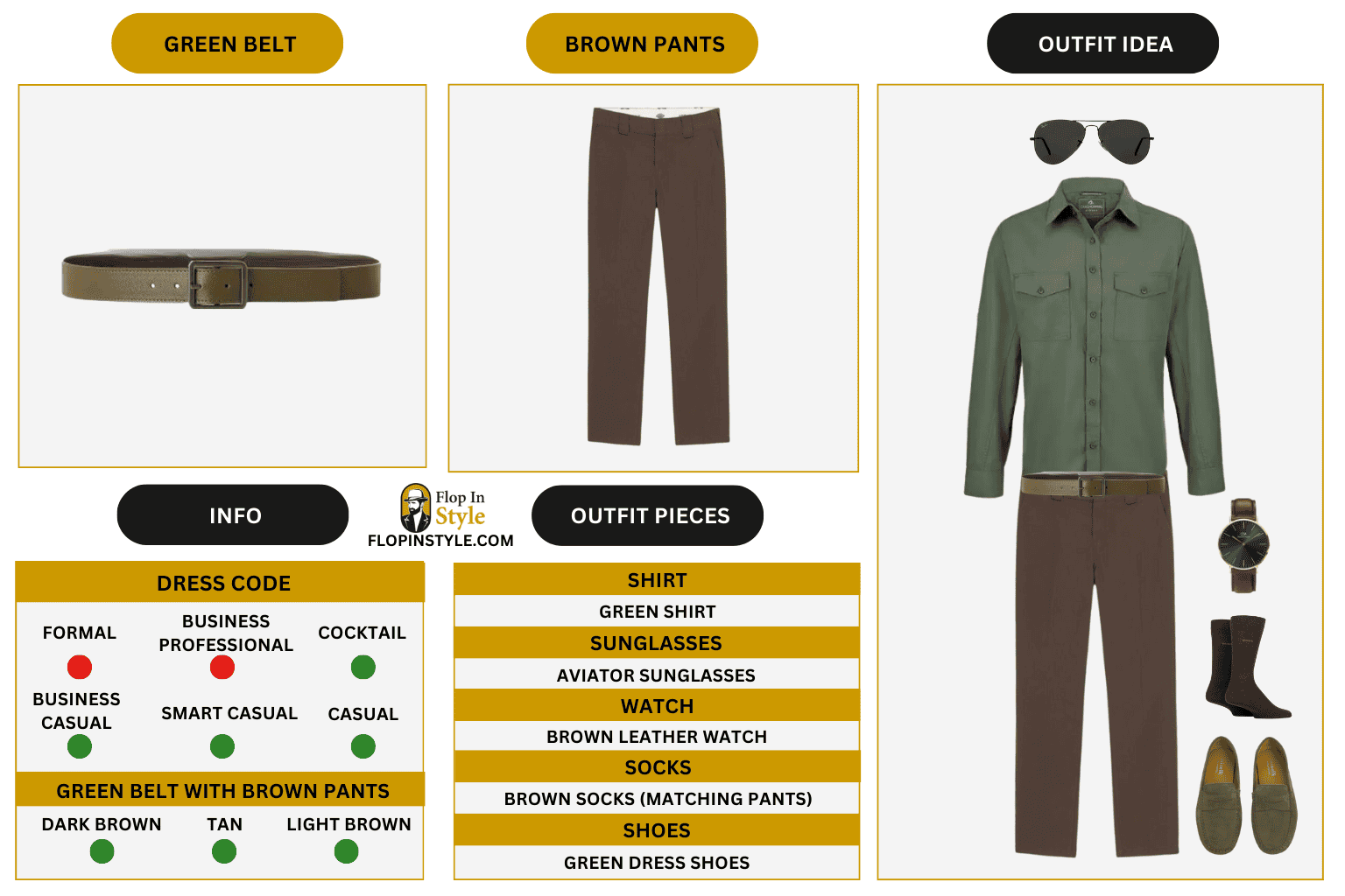 What Color Belt With Brown Pants? (Outfit Ideas)