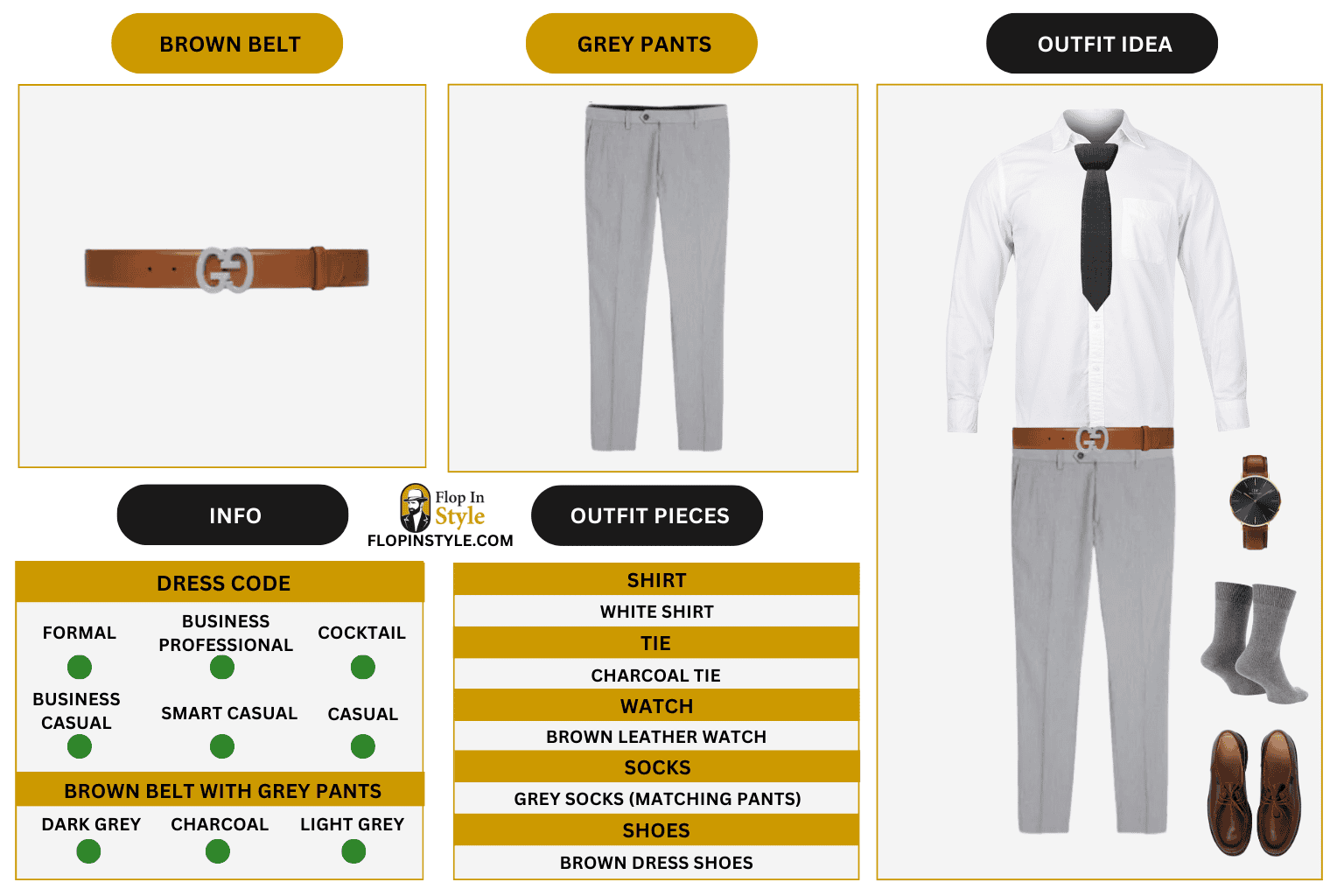What Color Belt With Grey Pants? (Outfit Ideas)